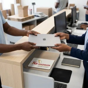 Home client shipping laptop with kiachecos cargo service