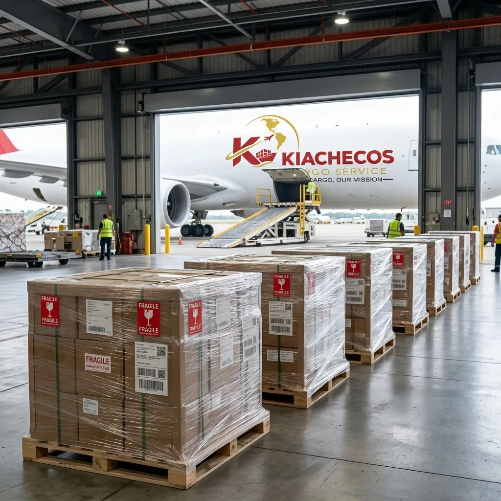 Packages ready to be shipped by Air/Plane