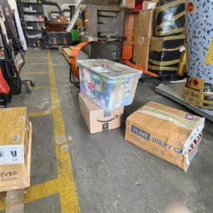 Home Commercial cargo prepared for international transport
